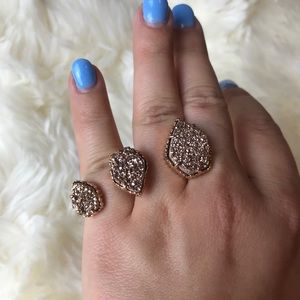 Kendra Scott Naomi Rose Gold Double Ring